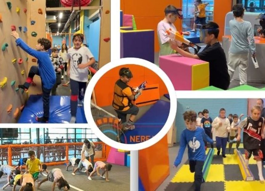 Parkur konseptli çocuk doğum günü partisi HerYerParkour