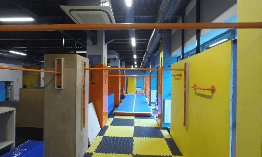 HerYerParkour facility airtrack course